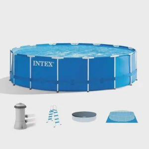 Kit Completo Piscina Intex 16.805 Litros Estrutural Armação